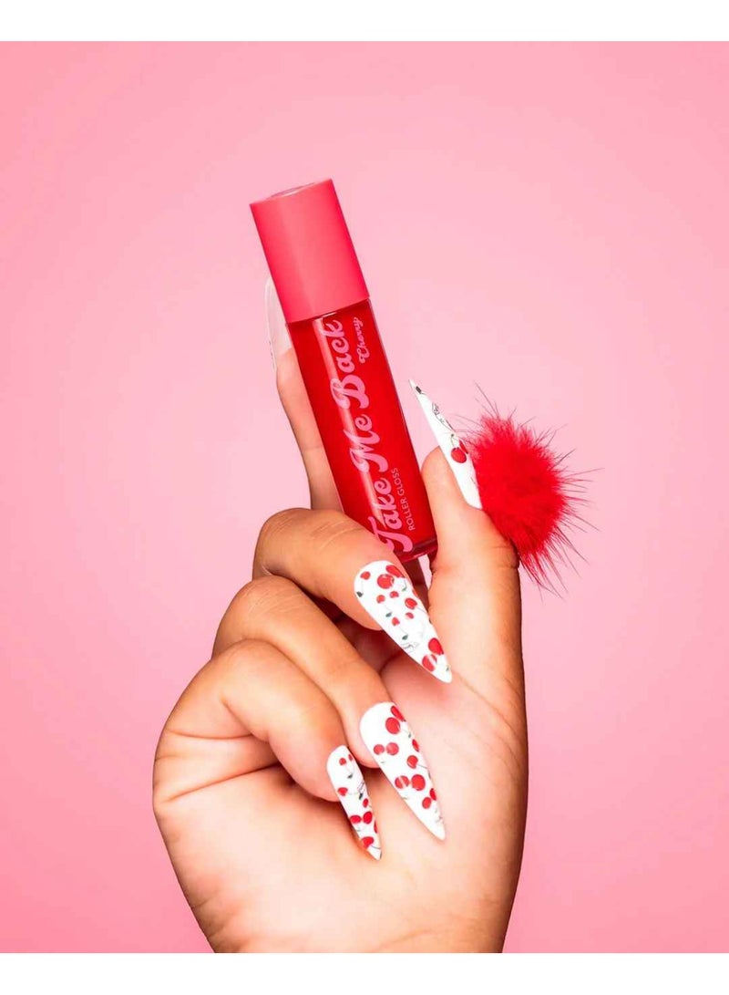 Beauty Creations Take Me Back Roller Gloss Refill- Cherry - Image 4
